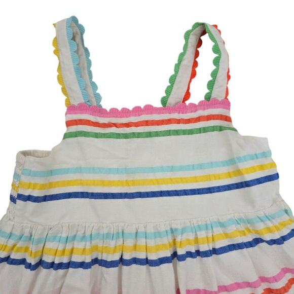 Mini Boden Tierd Striped Dress Size 11-12yr Flowy Kids - Picture 2 of 7